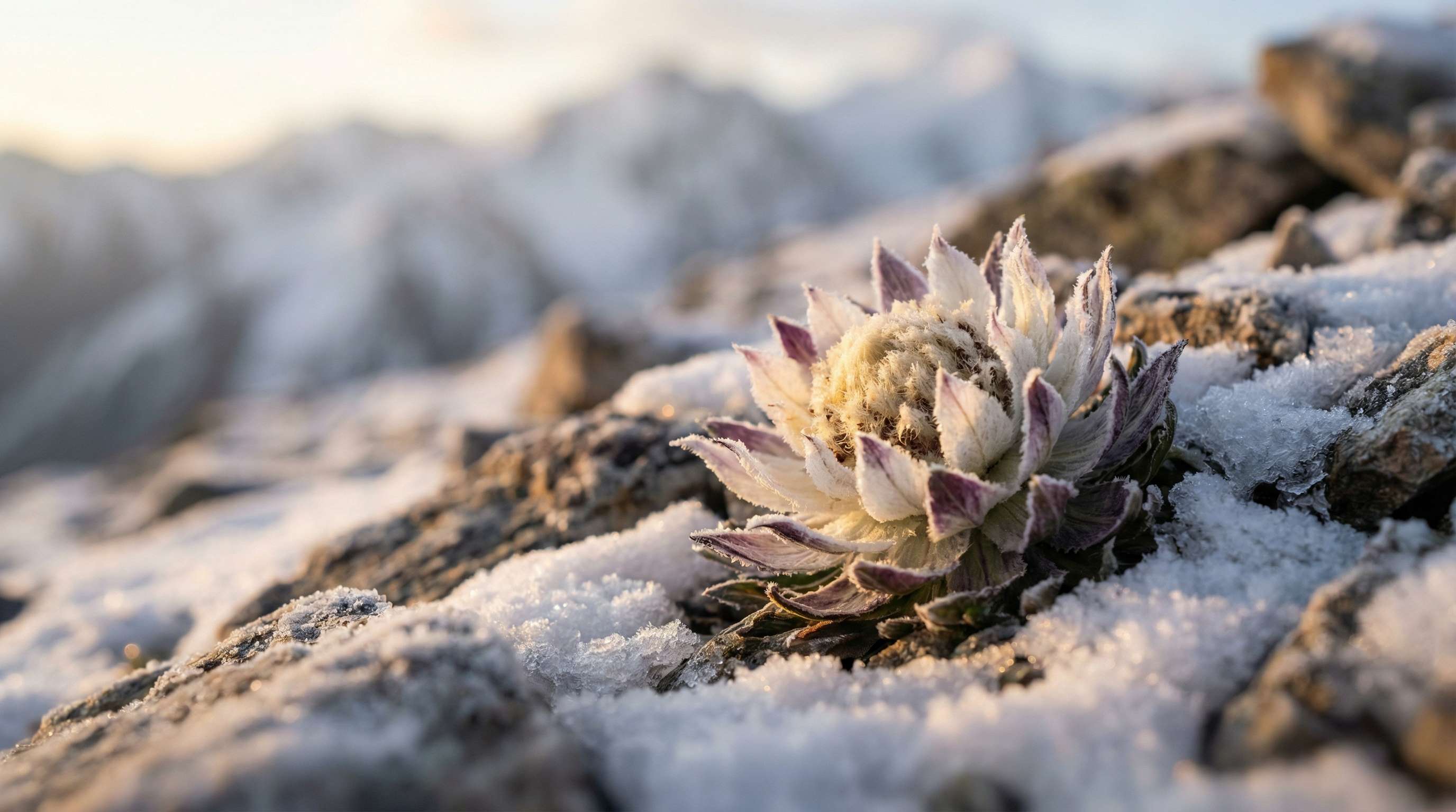 青柠视频雪莲花生长全记录植物视频